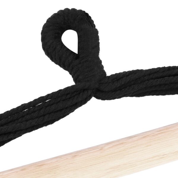 Hangstoel zwart voor buiten (80 cm) - Spokey BENCH