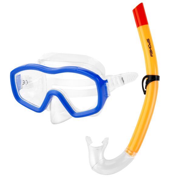 Diving set blauw voor junioren - Spokey BOMBI BOY