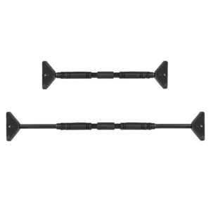 Verstelbare optrekstang met waterpas zwart 72-96 cm - Spokey LEVER Verstelbare optrekstang met waterpas zwart 72-96 cm - Spokey LEVER